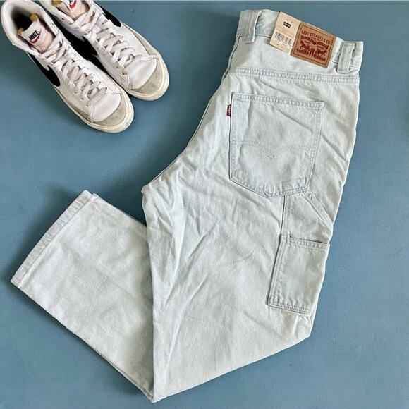 NWT Levi’s ’94 Baggy Carpenter Light Wash Straight Leg Denim Jeans - Picture 6 of 10